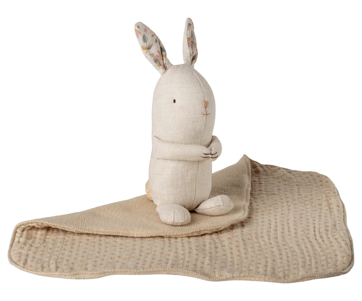 Maileg Toys Large Lullaby Friends Bunny, Mini - Nature