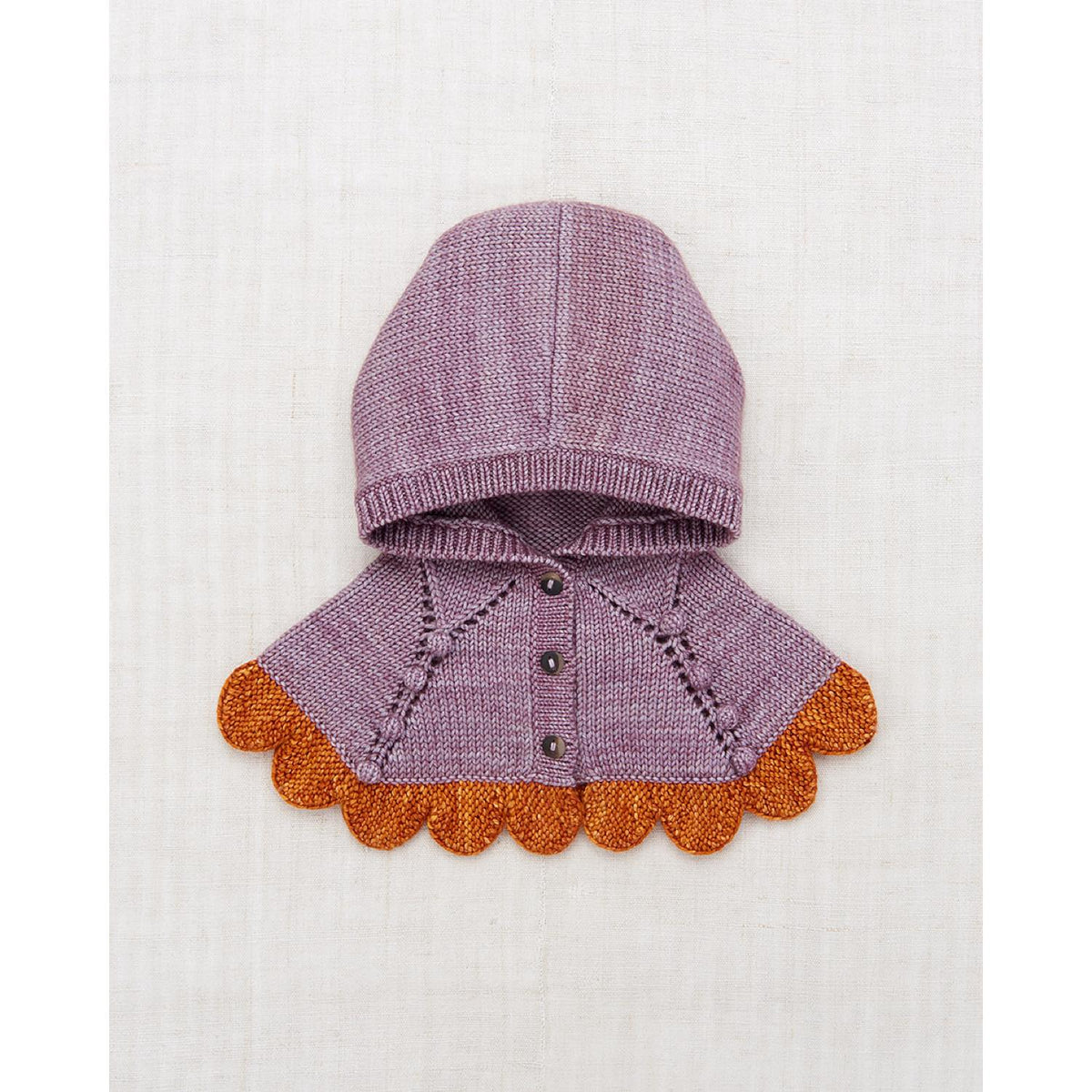 Misha &amp; Puff Child Scalloped Edge Hood Capelet