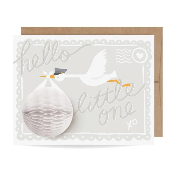 Inklings Paperie Pop Up Card New Baby