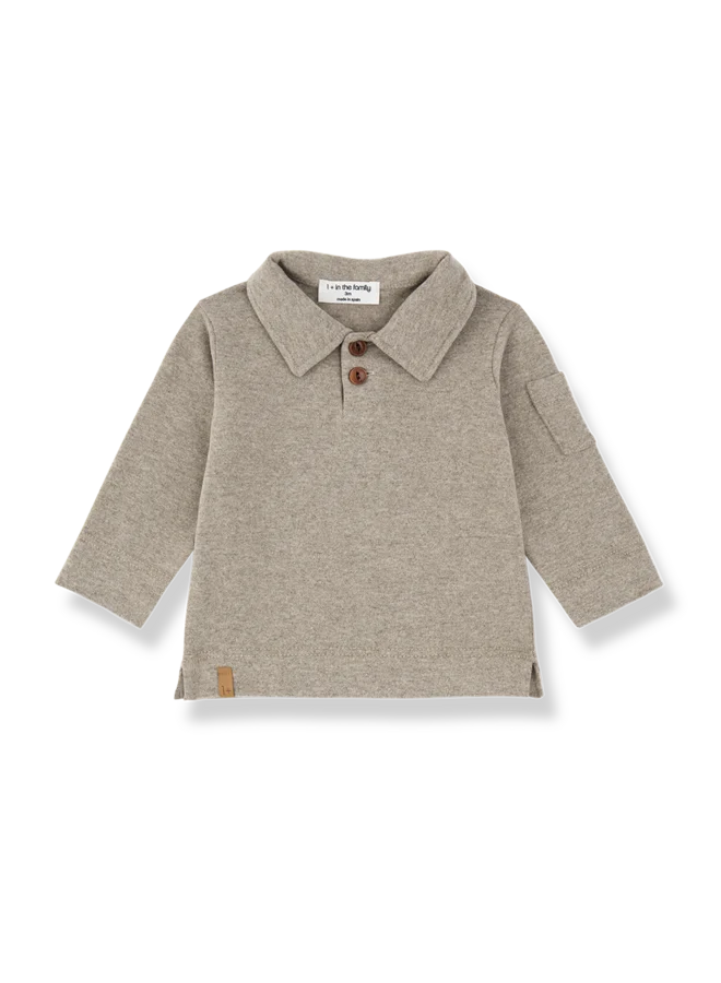1+ In The Family Baby And Child Osimo Shirt Canapa Brown