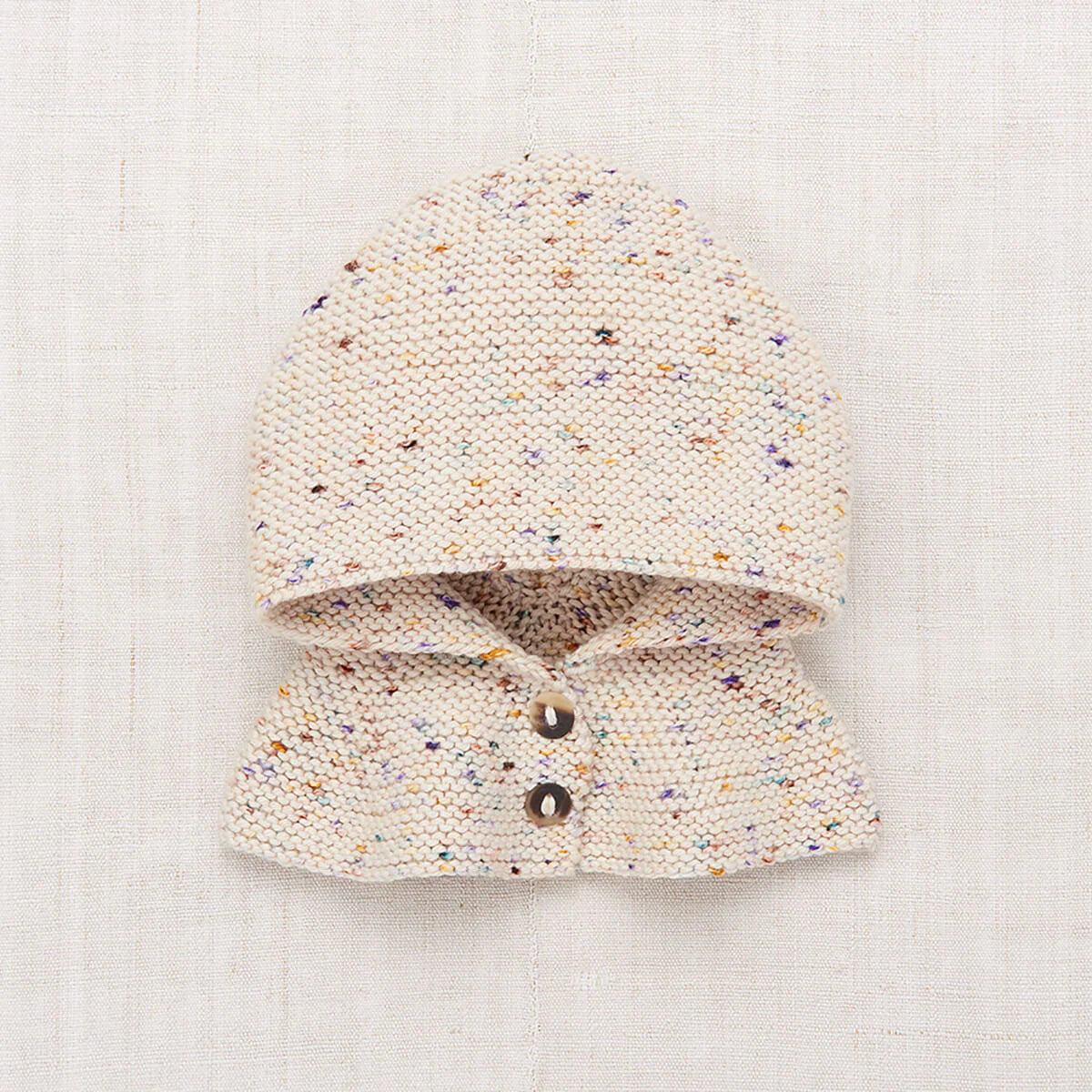 Misha & Puff Child Cleo Capelet Iris Cream Confetti