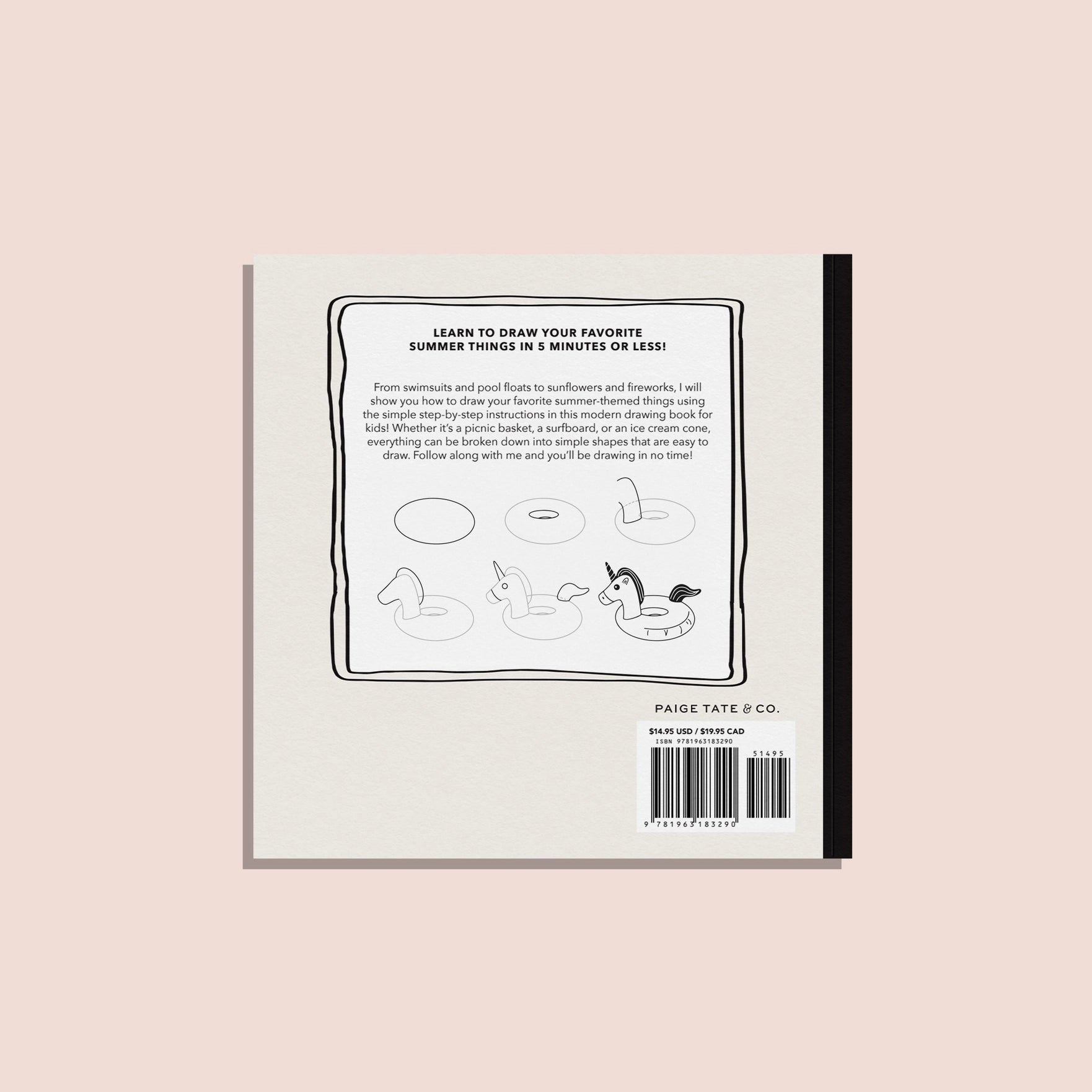 Paige Tate & Co How to Draw Summer Things Books for Kids