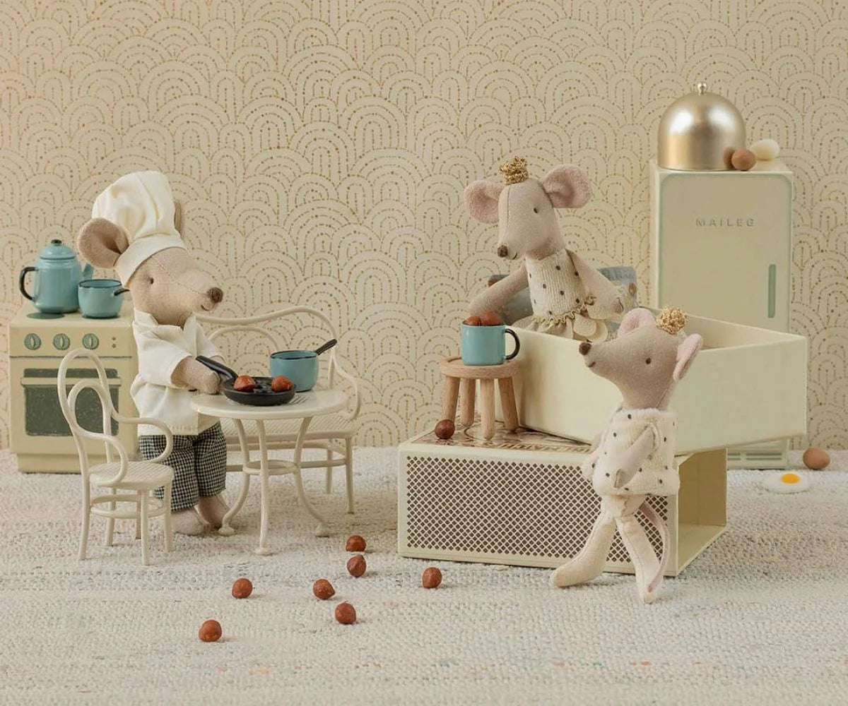 Maileg Toys Mouse Royal Twins Little Brother And Sister In Matchbox