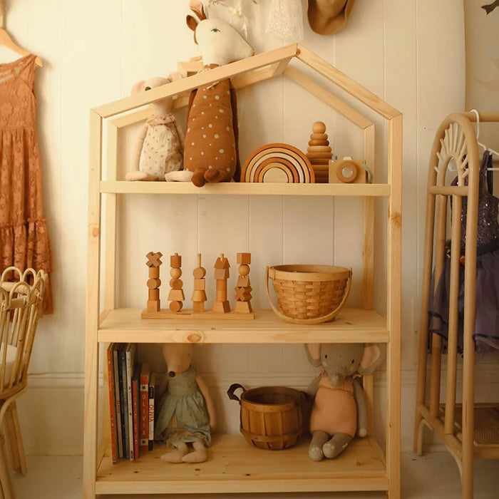 Aidan Wooden House Shelf