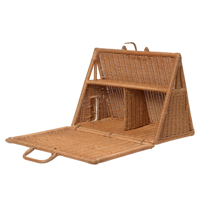 Ferm Living Kids Braided A-house Rattan Dollhouse