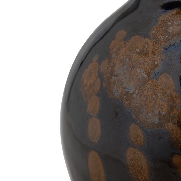 Ferm Living Decor Verso Jug Black With Brown Splash