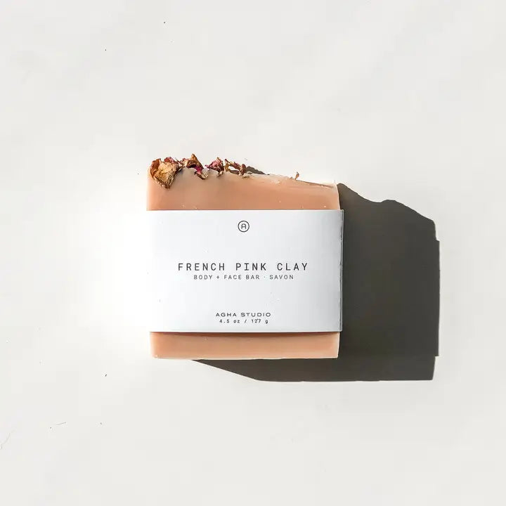 Agha Studio French Pink Clay Body + Face Bar