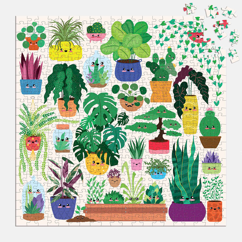 Happy Plants Jigsaw Puzzle