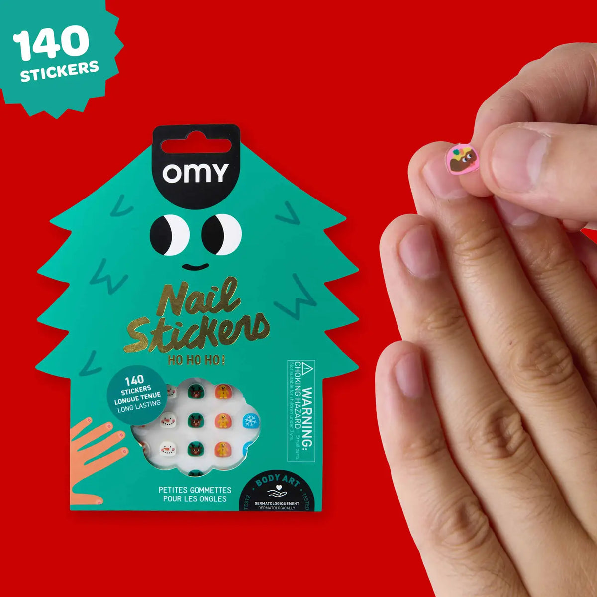 Omy Nail Stickers Hohoho