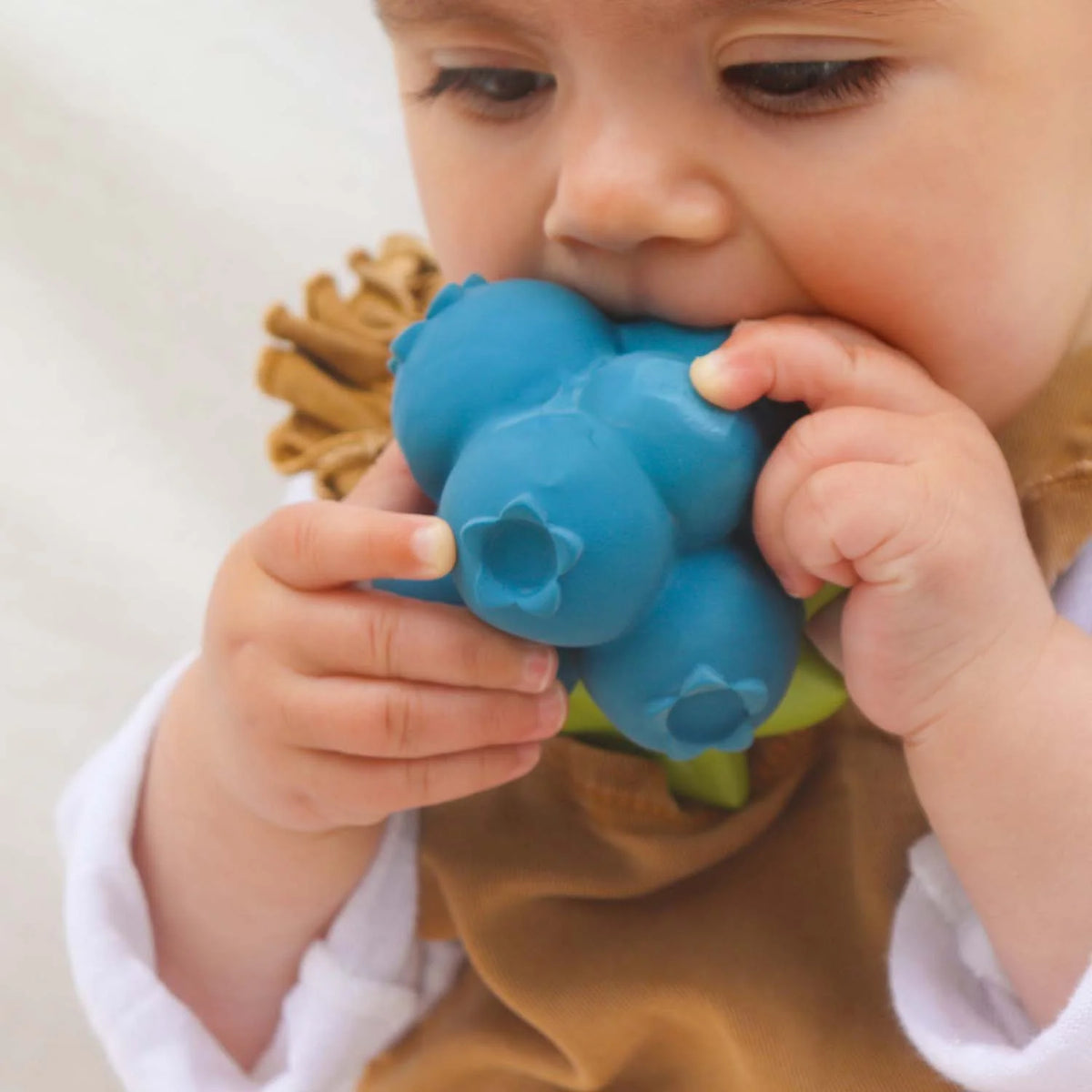 Oli&Carol Natural Rubber Teething Toy Jerry the Blueberry