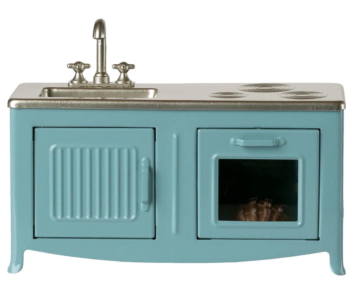 Maileg Toys Mouse Miniature Kitchen Blue