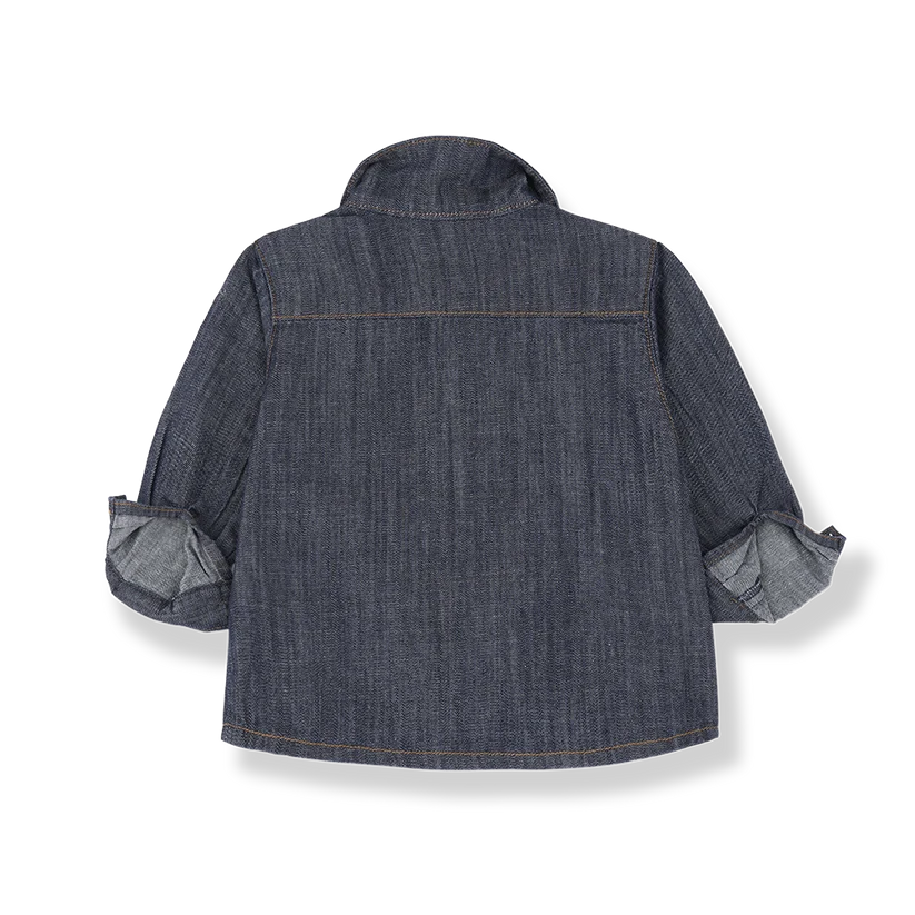 1+ In The Family Baby And Child Baker Shirt Blue Denim
