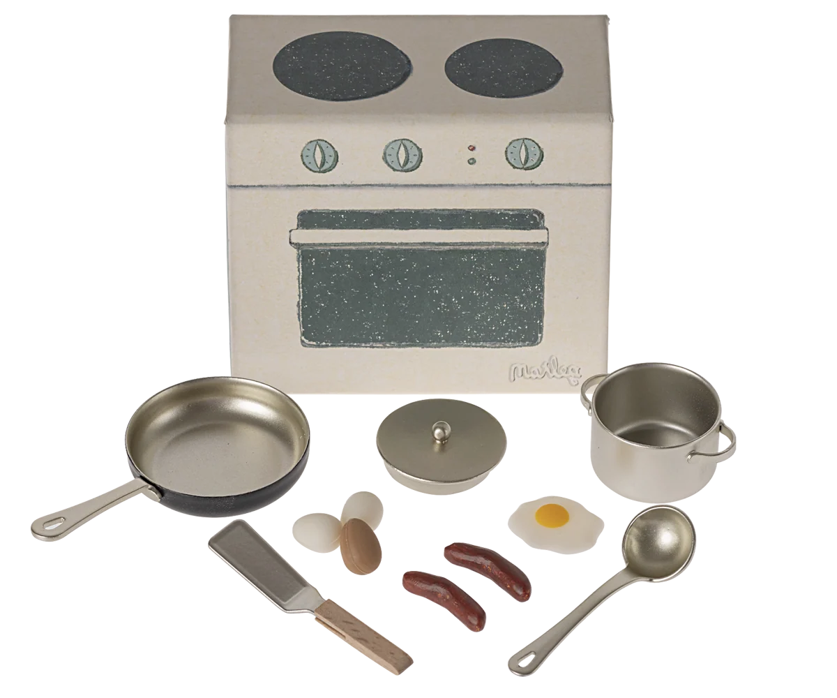 Maileg Toys Mouse Kitchen  Cooking Set