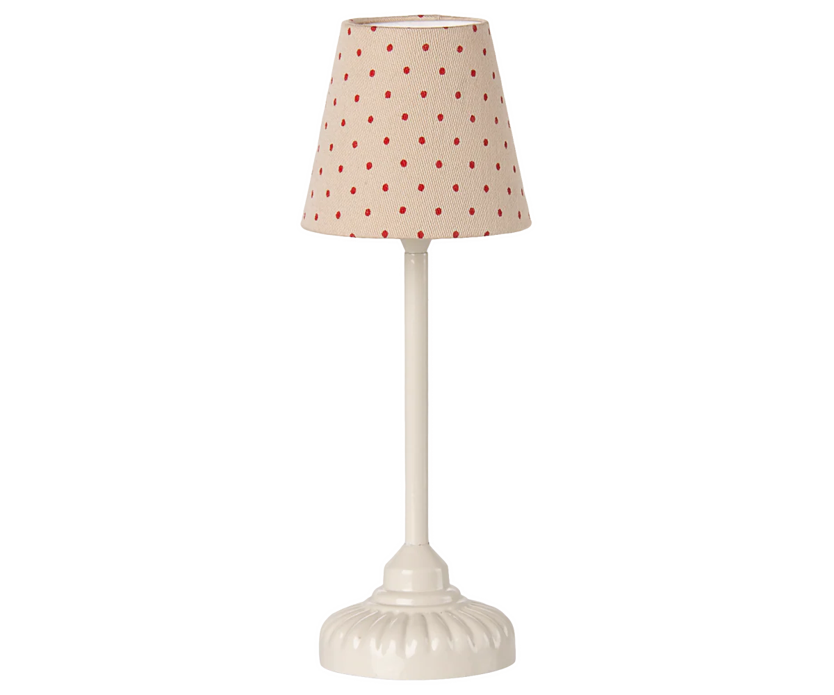 Maileg Toys Mouse Living Miniature Vintage Floor Lamp Sand