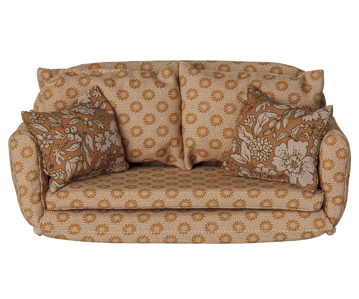 Maileg Toys Mouse Sofa bed, Large - Ocher