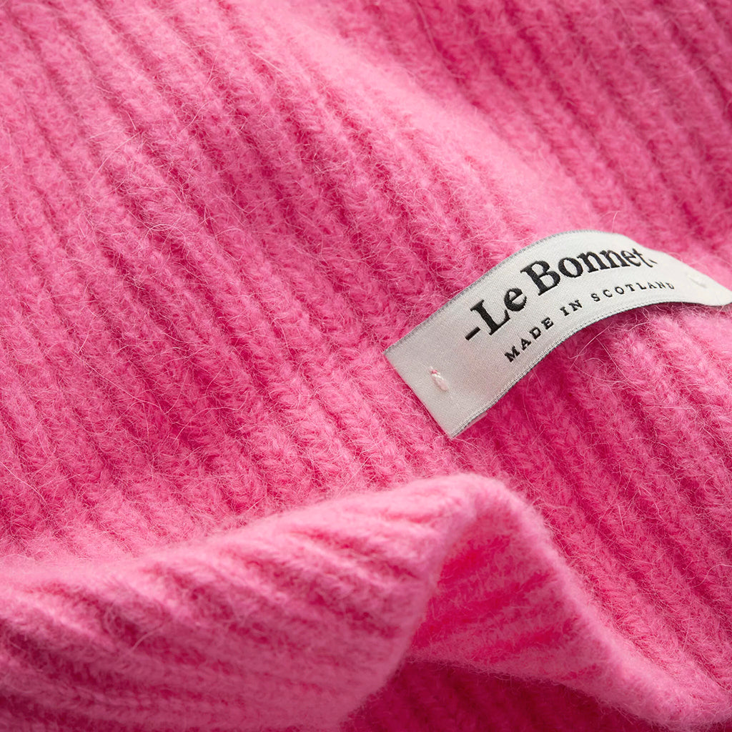 Le Bonnet Baby And Child Petit Beanie Bubblegum Pink