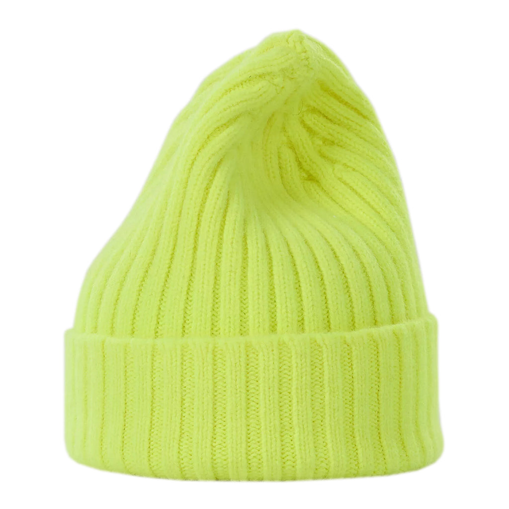 Le Bonnet Unisex Le Grand Bonnet Hat Fluo Yellow