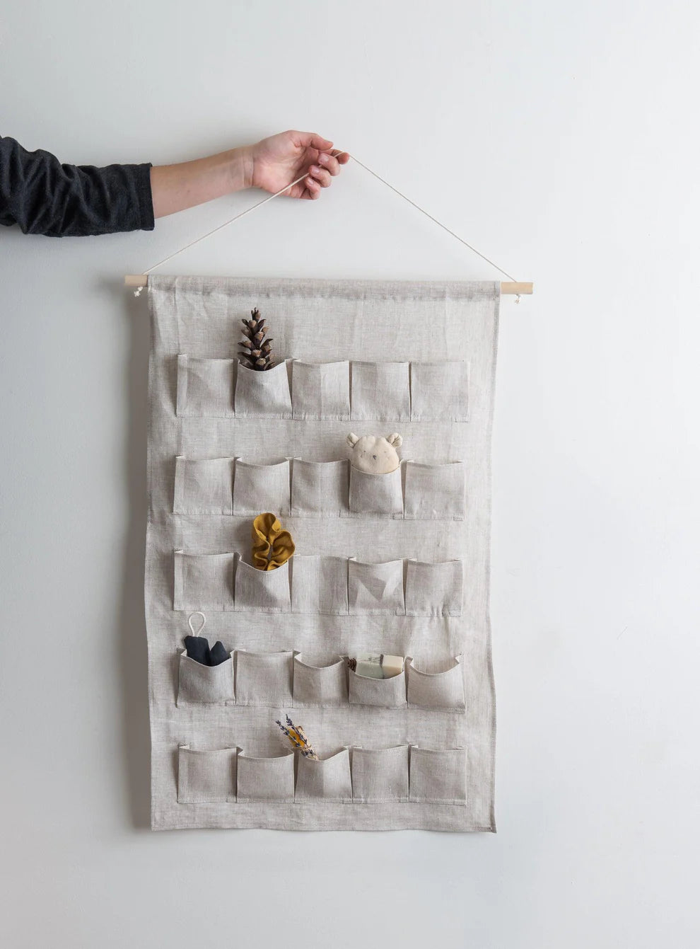 Confetti Mill Linen Advent Calendar Beige