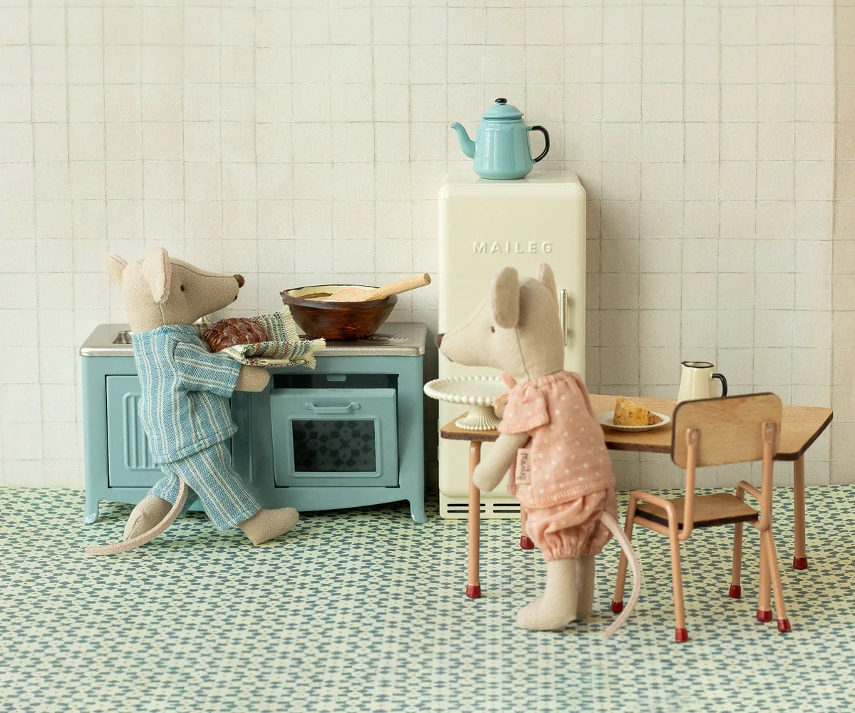 Maileg Toys Mouse Miniature Kitchen Blue
