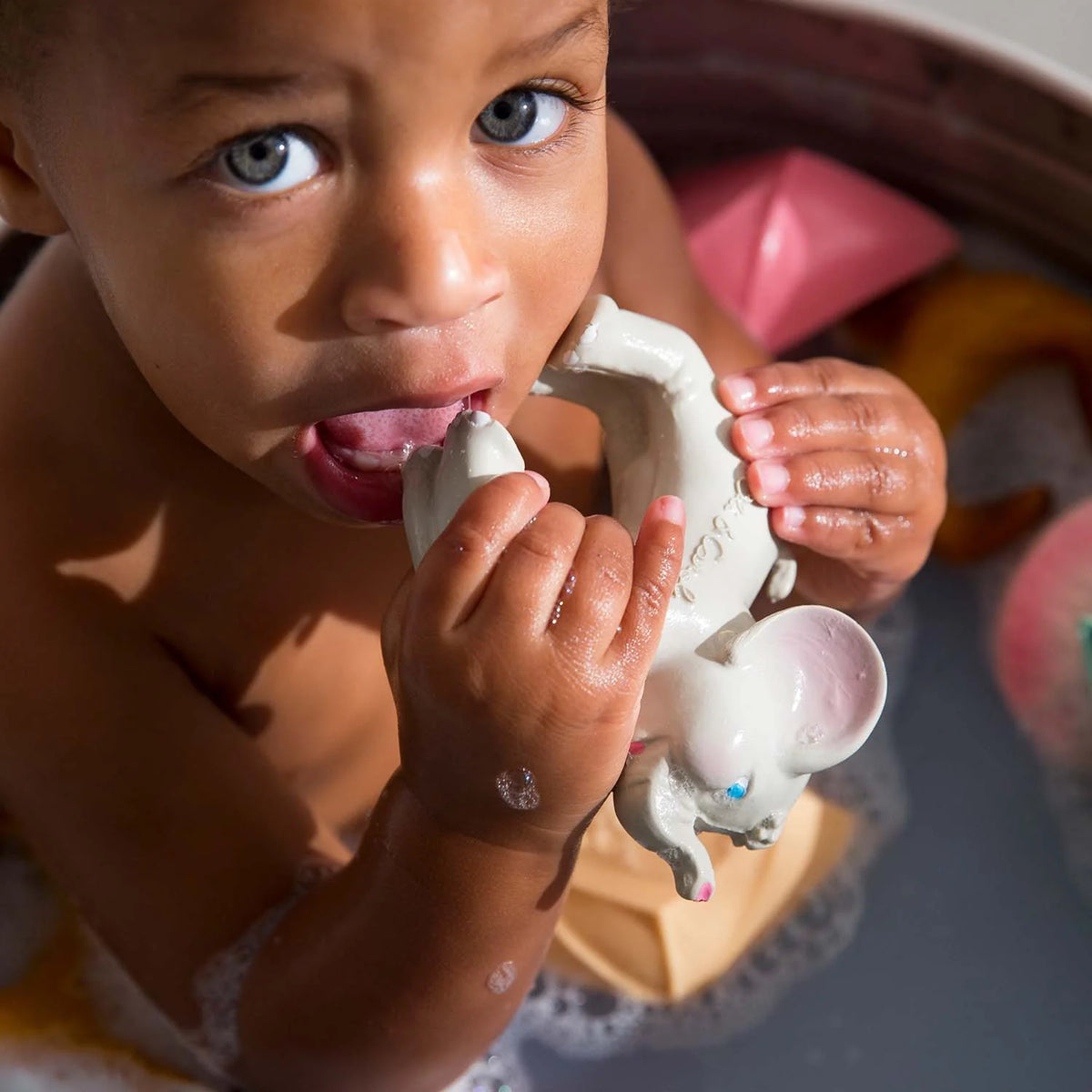 Oli&Carol Natural Rubber Teething Toy Nelly the Elephant