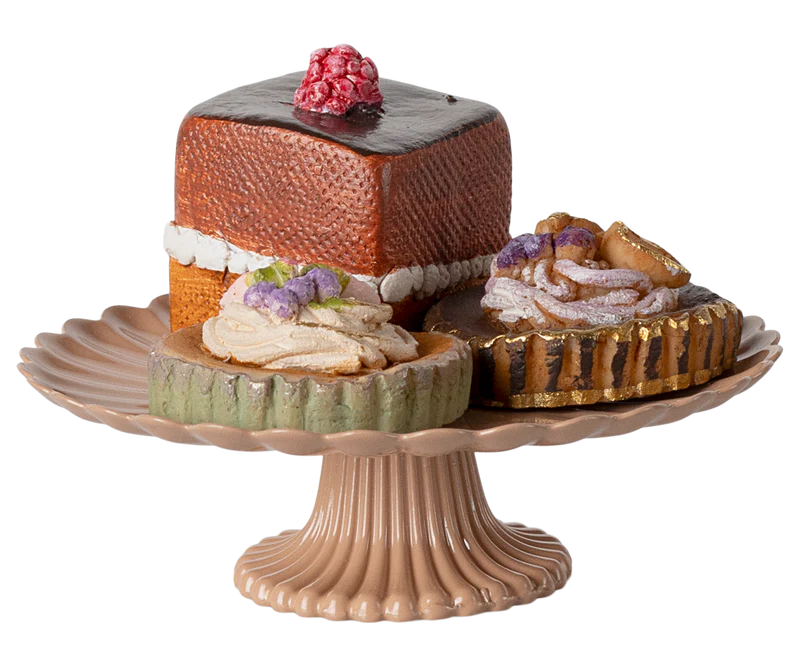 Maileg Toys Mouse Cakes & Cakestand