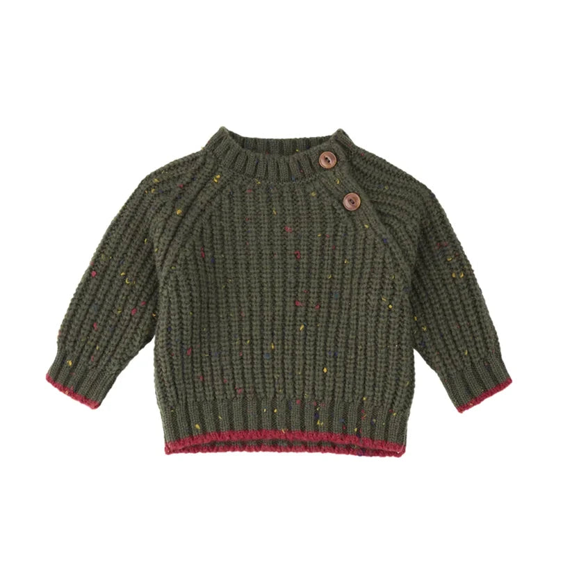 1+ In The Family Baby And Child Maligne Cardigan Khaki