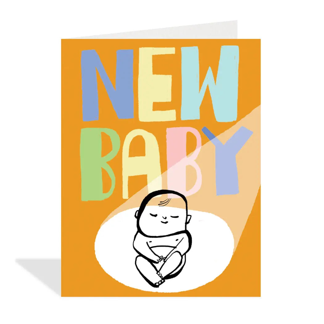 Halfpenny Postage Baby Card New Baby