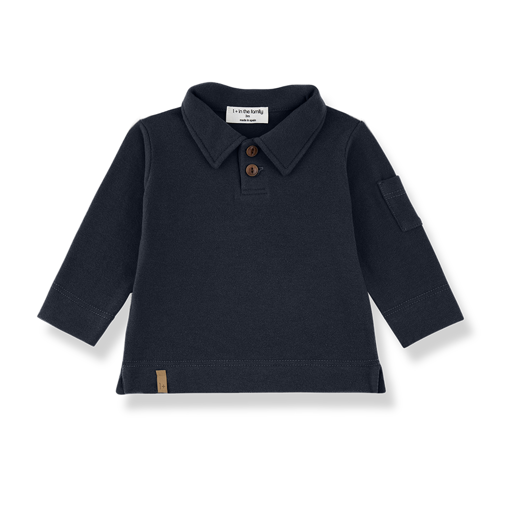 1+ In The Family Baby And Child Osimo T-shirt Blue