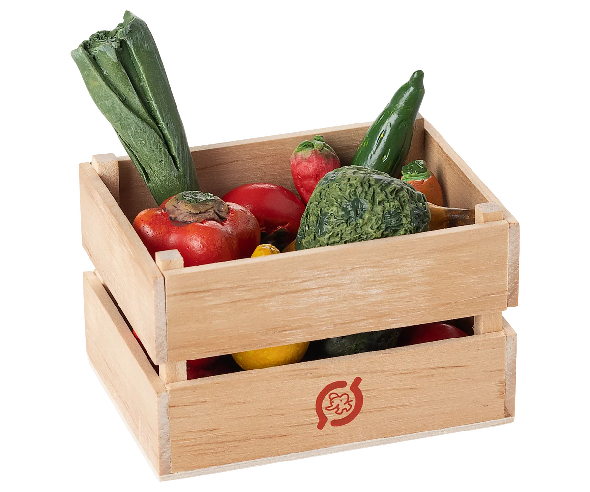 Maileg Toys Mouse Kitchen Veggies and fruits, Miniature