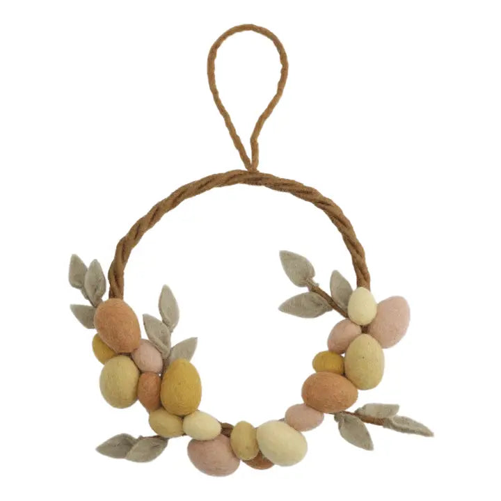Gry & Sif - Easter Wreath with Yellow Eggs