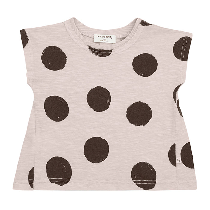 1+ In The Family Baby And Child Fiona T-shirt With Dot Print