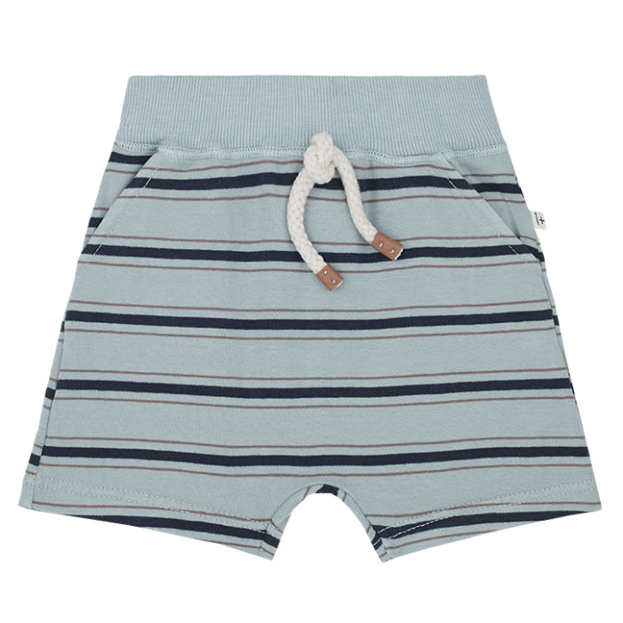 1+ In The Family Baby And Child Jair Shorts Nantucket Blue Stripes