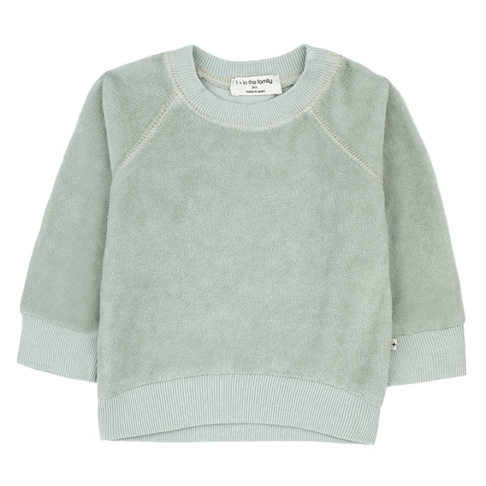 1+ In The Family Baby And Child Jordan Sweater Jade Green