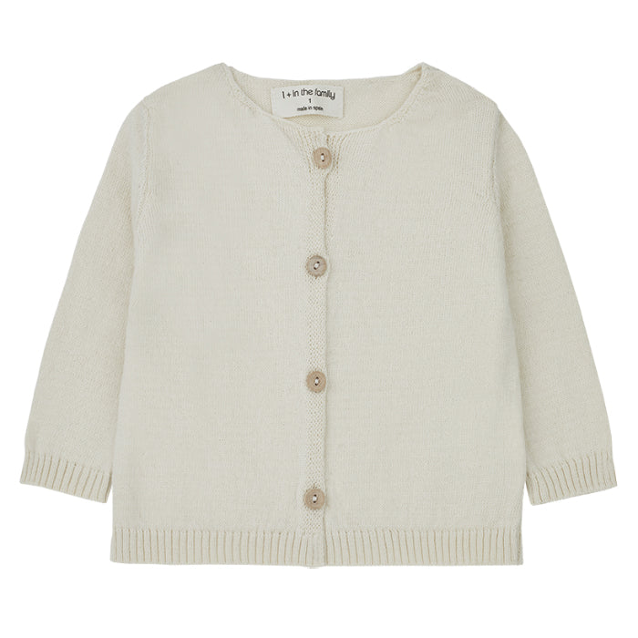 Cream cardigan baby girl on sale
