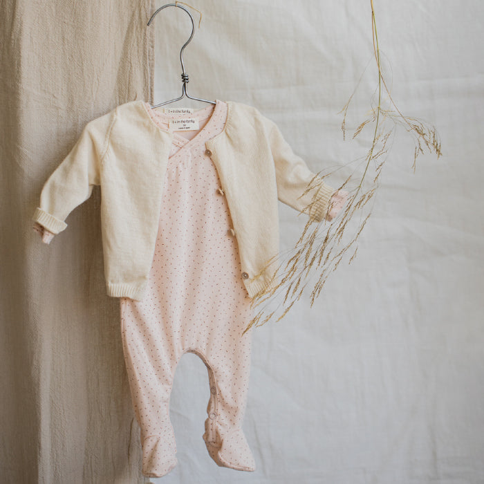 1+ In The Family Baby Sandra Cardigan Cream