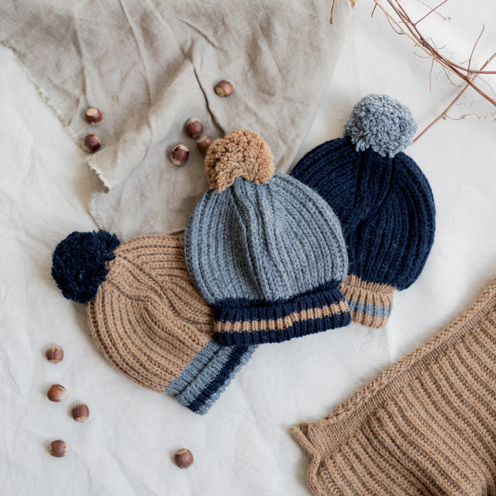 1+ In The Family Baby Sangei Hat Grey