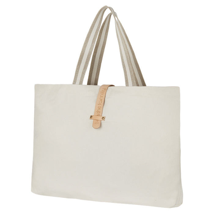 1+ In The Family Tote Bag Natural Cream
