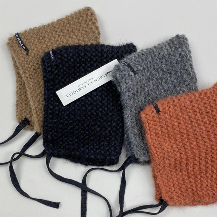 Album Di Famiglia Baby Chunky Knit Bonnet Newborn