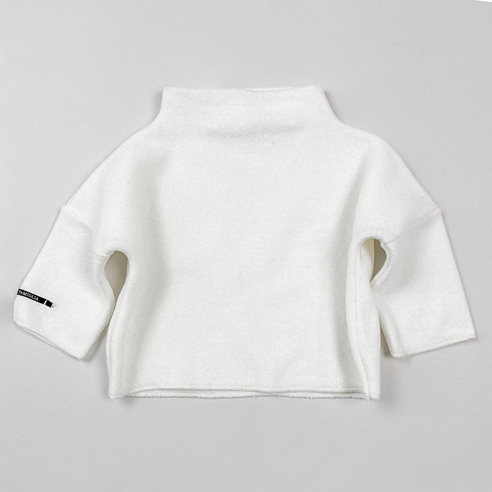 Album Di Famiglia Baby Frankie Sweater Milk White