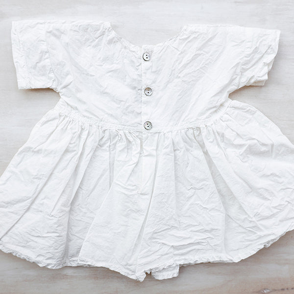 Album Di Famiglia Baby And Child Dana Dress Milk White Advice
