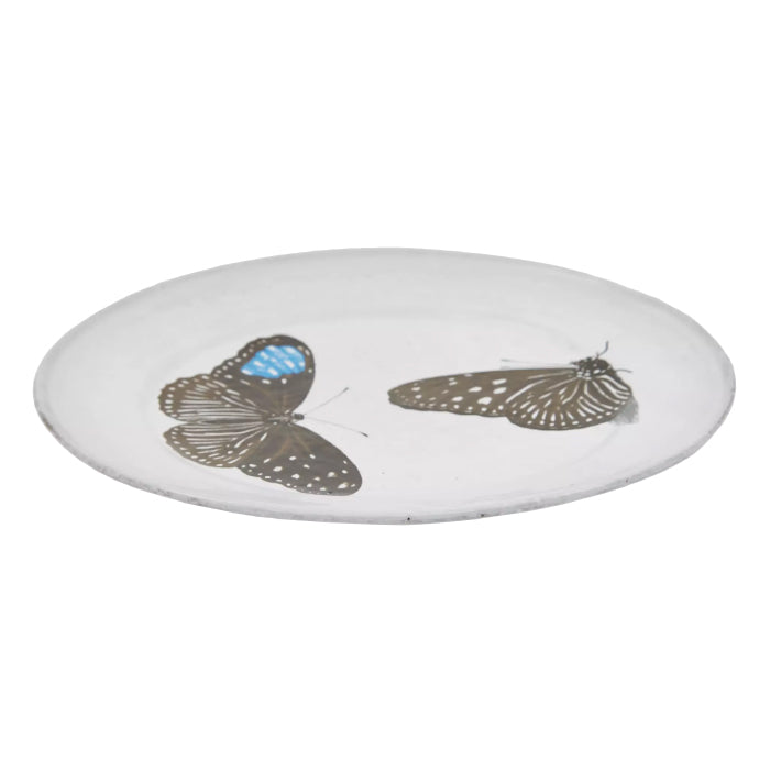 Astier De Villatte John Derian Flying-Landed Butterfly Medium Plate