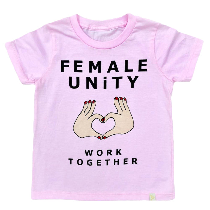 Atsuyo Et Akiko Child Female Unity T-shirt Pink