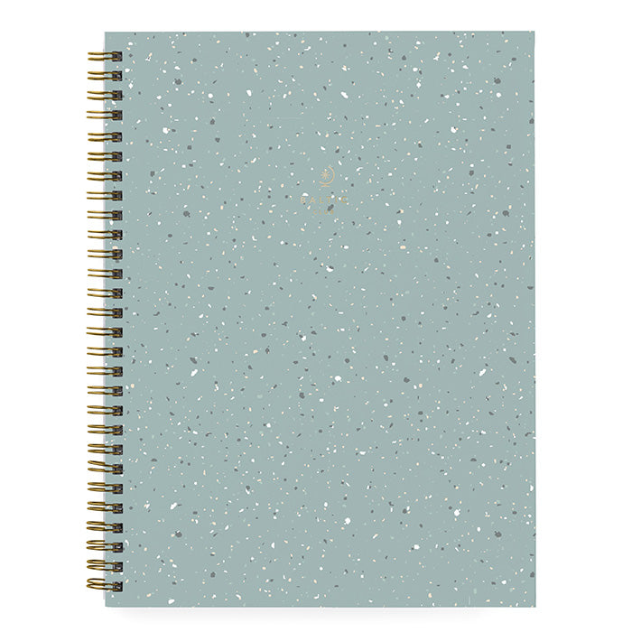 Baltic Club Large Terrazzo Spiral Notebook Mint