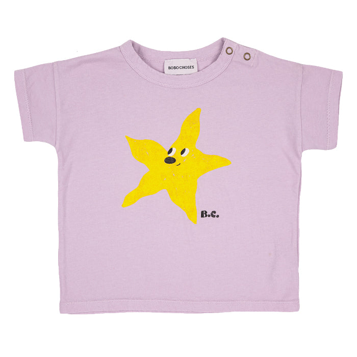 Bobo Choses Baby Starfish T-shirt Lavender