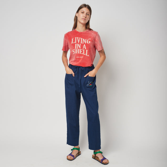 Bobo Choses Woman Living in a Shell T-shirt Red