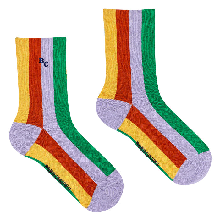 Bobo Choses Child Colour Stripes Long Socks Multicolour