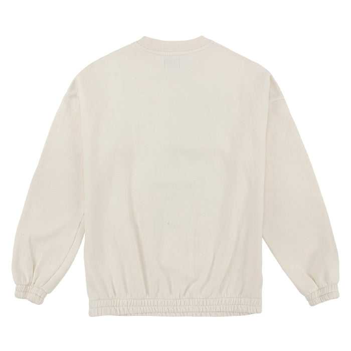 Cream oversized sweatshirt online