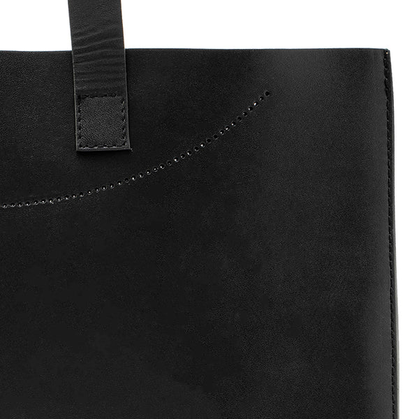Blush Perforated Leather Petit Tote – maeree