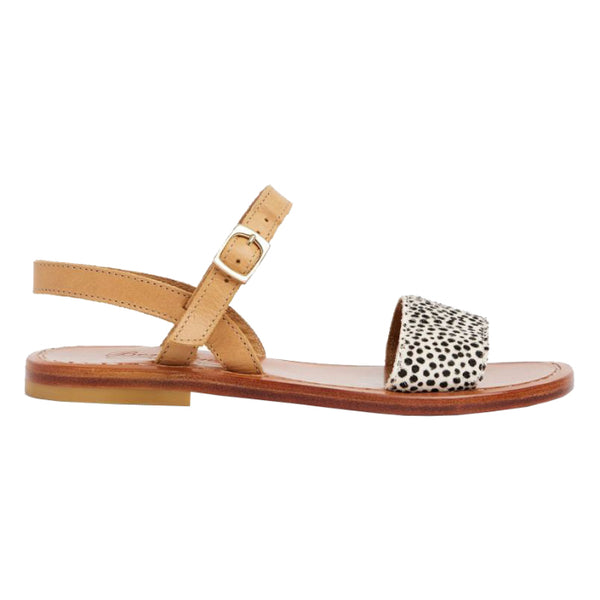 Bonpoint Child Apis Sandals Animal Print Brown Advice from a