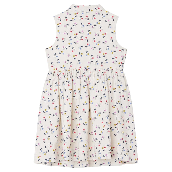 Bonpoint Child Anne Dress White With Multicolour Cherry Print - Advice ...